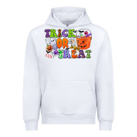 White trick or treat Urban Hoodie - CowGirlArtShop