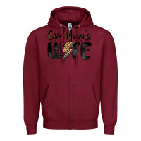 Burgundy cool miner s wife Zipper Hoodie - MaliasSmallBusiness