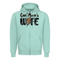 Seafoam cool miner s wife Zipper Hoodie - MaliasSmallBusiness