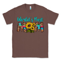 Chestnut world's best mom sunflower Classic Tee - Artiststas