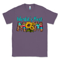 Lavender world's best mom sunflower Classic Tee - Artiststas