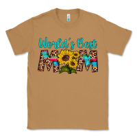 Toasted Coconut world's best mom sunflower Classic Tee - Artiststas