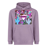 Lavender mama cowboy western animal pattern neon Heavyweight Hoodie - LillyAllenDesigns