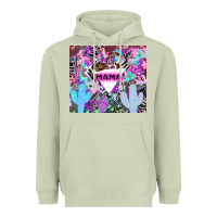 Matcha mama cowboy western animal pattern neon Heavyweight Hoodie - LillyAllenDesigns