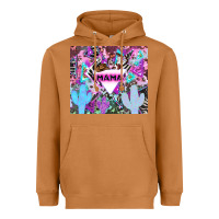 Meerkat mama cowboy western animal pattern neon Heavyweight Hoodie - LillyAllenDesigns