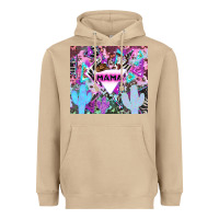 Mushroom mama cowboy western animal pattern neon Heavyweight Hoodie - LillyAllenDesigns