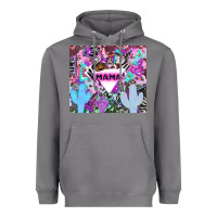 Storm mama cowboy western animal pattern neon Heavyweight Hoodie - LillyAllenDesigns