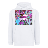 White mama cowboy western animal pattern neon Heavyweight Hoodie - LillyAllenDesigns