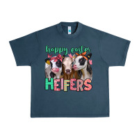 Midnight Navy happy easter heifers Urban Heavy Tee - Jasminsmagicworld
