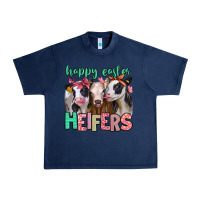 Navy happy easter heifers Urban Heavy Tee - Jasminsmagicworld