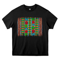 Black autism awareness leopard puzzle brush stroke Heavy Core Tee - Artiststas