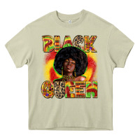 Mossy black queen Heavy Core Tee - Zillion Design Studio