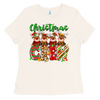 Bone christmas crew  deer Ladies Tee - MaliasSmallBusiness