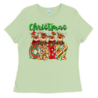 Matcha christmas crew  deer Ladies Tee - MaliasSmallBusiness