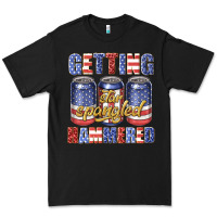 Black getting star spangled hammared Premium Tee - texasbilliewilder