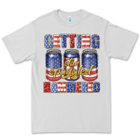 Dove Grey getting star spangled hammared Premium Tee - texasbilliewilder
