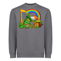Storm st patricks day  rainbow shamrocks Heavyweight Sweatshirt - AdoDesignShop