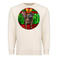 Sandshell christmas pig Premium Sweatshirt - LillyAllenDesigns