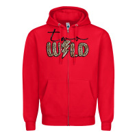 Red two wild Zipper Hoodie - MaliasSmallBusiness