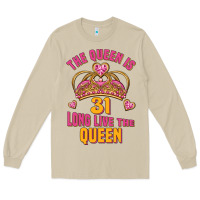 Mushroom the queen is 31 long live the queen kopya Long Sleeve Tee - Jasminsmagicworld