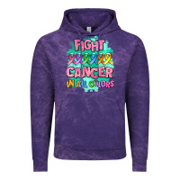 Cloud Purple fight cancer in all colors Vintage Hoodie - AdoDesignShop