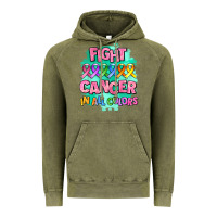 Vintage Olive fight cancer in all colors Vintage Hoodie - AdoDesignShop