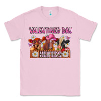 Bubblegum Pink valentines day heifers Classic Tee - CowhideDigitalArt