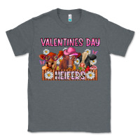 Charcoal Heather valentines day heifers Classic Tee - CowhideDigitalArt