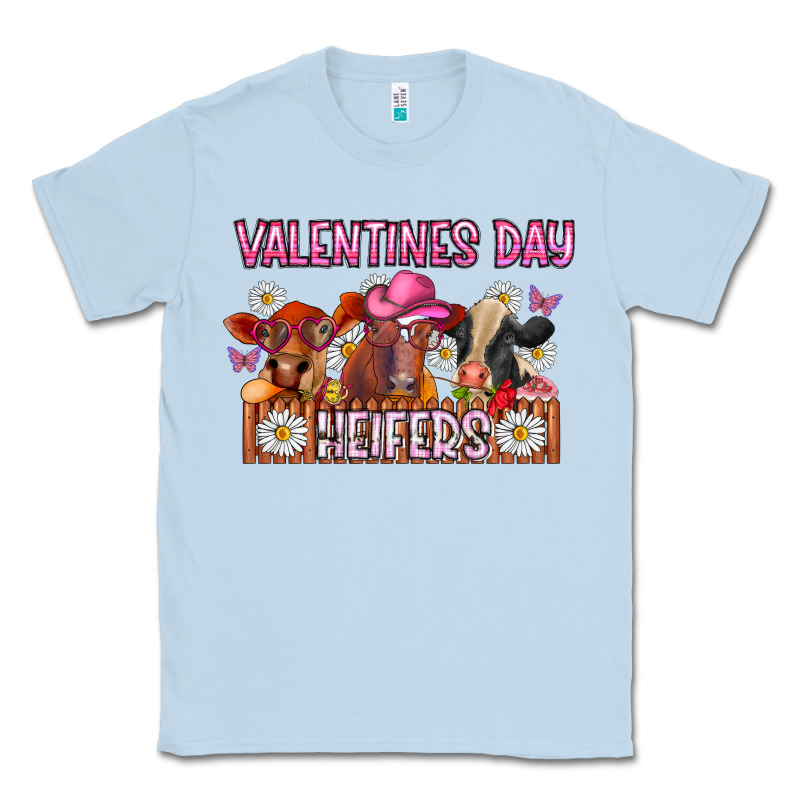 Valentines Day Heifers Classic Tee by CowhideDigitalArt | Teevron