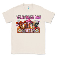 Natural valentines day heifers Classic Tee - CowhideDigitalArt
