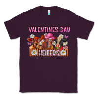 Plum valentines day heifers Classic Tee - CowhideDigitalArt