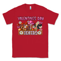 Red valentines day heifers Classic Tee - CowhideDigitalArt