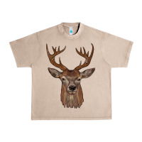 French Oak deer Urban Heavy Tee - JahusDesignShop