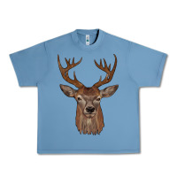 Pebble Blue deer Urban Heavy Tee - JahusDesignShop