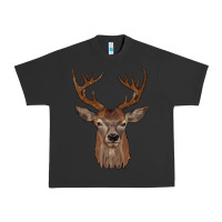 Pigment Black deer Urban Heavy Tee - JahusDesignShop