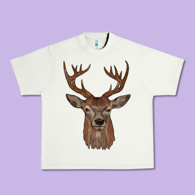 Deer Urban Heavy Tee Designed By Jahusdesignshop