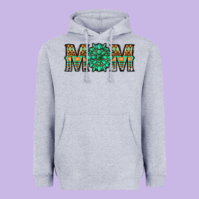 Gemstone Aztec Mom Heavyweight Hoodie Designed By Lillyallendesigns