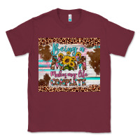 Burgundy being a mom makes my life complete Classic Tee - Artiststas