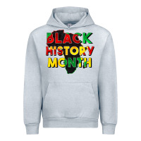 Heather Grey black history month Urban Hoodie - CowGirlArtShop