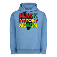 Pigment Pebble Blue black history month Urban Hoodie - CowGirlArtShop