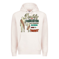 Pale Pink Daddy And Daughter Not Always Eye To Eye But Always Heart To Heart Premium Hoodie - Bettercallsaul