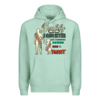 Seafoam Daddy And Daughter Not Always Eye To Eye But Always Heart To Heart Premium Hoodie - Bettercallsaul