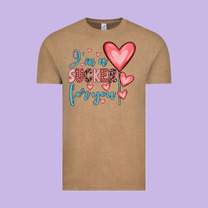 I'm A Sucker For You Vintage Tee Designed By Jahusdesignshop