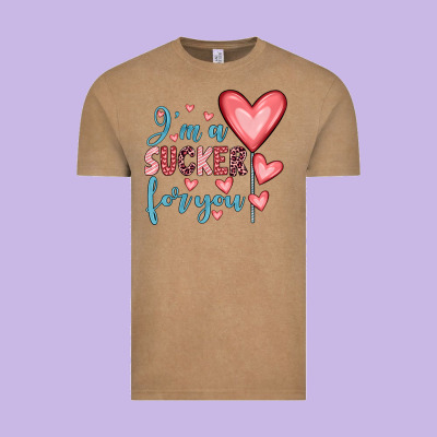 I'm A Sucker For You Vintage Tee Designed By Jahusdesignshop
