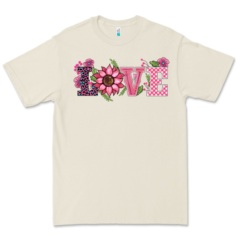 Walentine's Day Love Sunflower Premium Tee by BarkalooDesign | Teevron