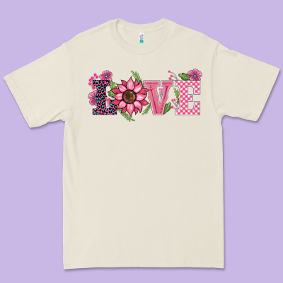 Walentine's Day Love Sunflower Premium Tee Designed By Barkaloodesign