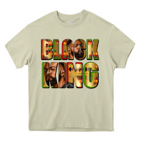 Mossy black king Heavy Core Tee - Zillion Design Studio