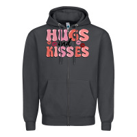 Smoke hugs and kisses Zipper Hoodie - MaliasSmallBusiness