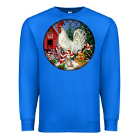 True Royal leghorn rooster christmas ornament Premium Sweatshirt - LillyAllenDesigns