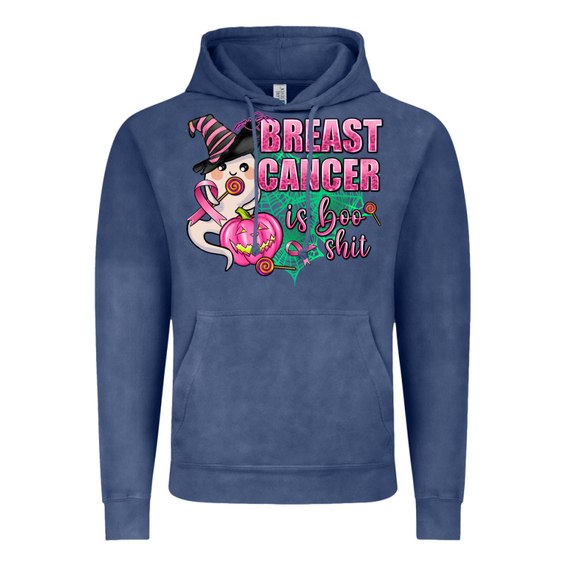Breast Cancer Is Boo Shit Vintage Hoodie by AdoDesignShop | Teevron